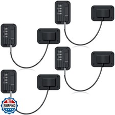 Zhengmy 4 Pcs Refrigerator Locks with 4 Digit Code, Heavy Duty Combination Fr