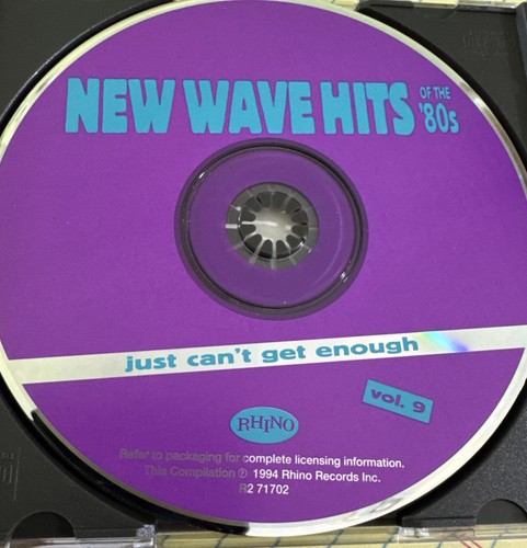 Just Cant Get Enough: New Wave Hits Of The 80s, Vol 9 - Audio CD - - Picture 5 of 6