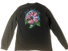 Rare Vintage 70s  T&C Surf Designs Air Brush Tee T-shirt sz L USA Town & Country