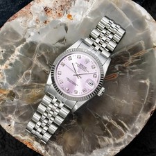 Rolex Datejust 31mm Light Purple Diamond Dial Jubilee Bracelet 68274 6