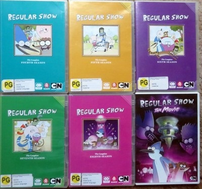 CN REGULAR SHOW - Seasons 4-8 [DVD Region 4] + Movie [DVD Region 1]