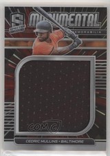 2021 Panini Spectra Monumental Memorabilia Hyper Prizm 12/75 Cedric Mullins 0lt3