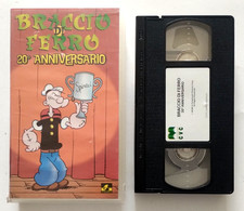 Vhs Braccio Di Ferro 20°Anniversario Film Animazione Videocassetta Vintage (V0)