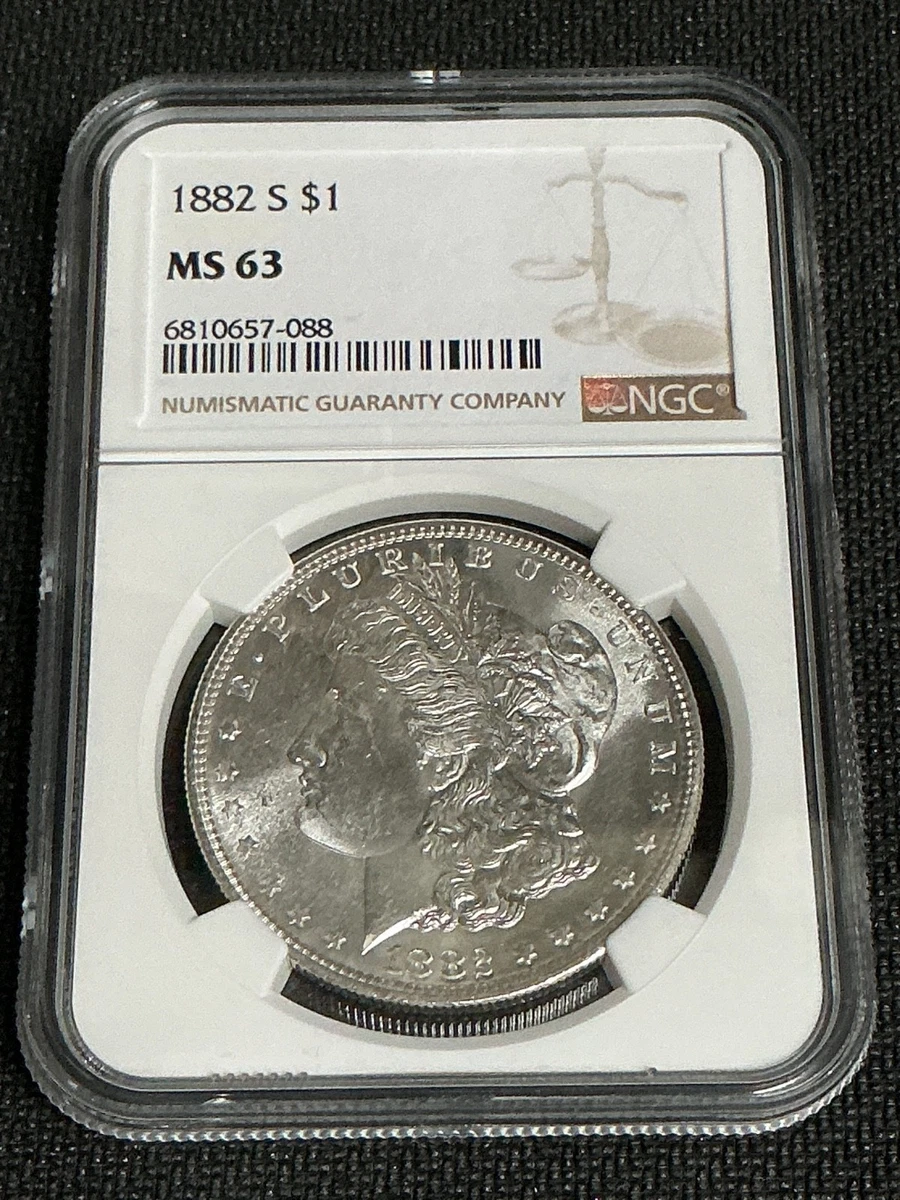 MS 63 Graded 1882 Year Morgan US Dollars (1878-1921) for sale | eBay