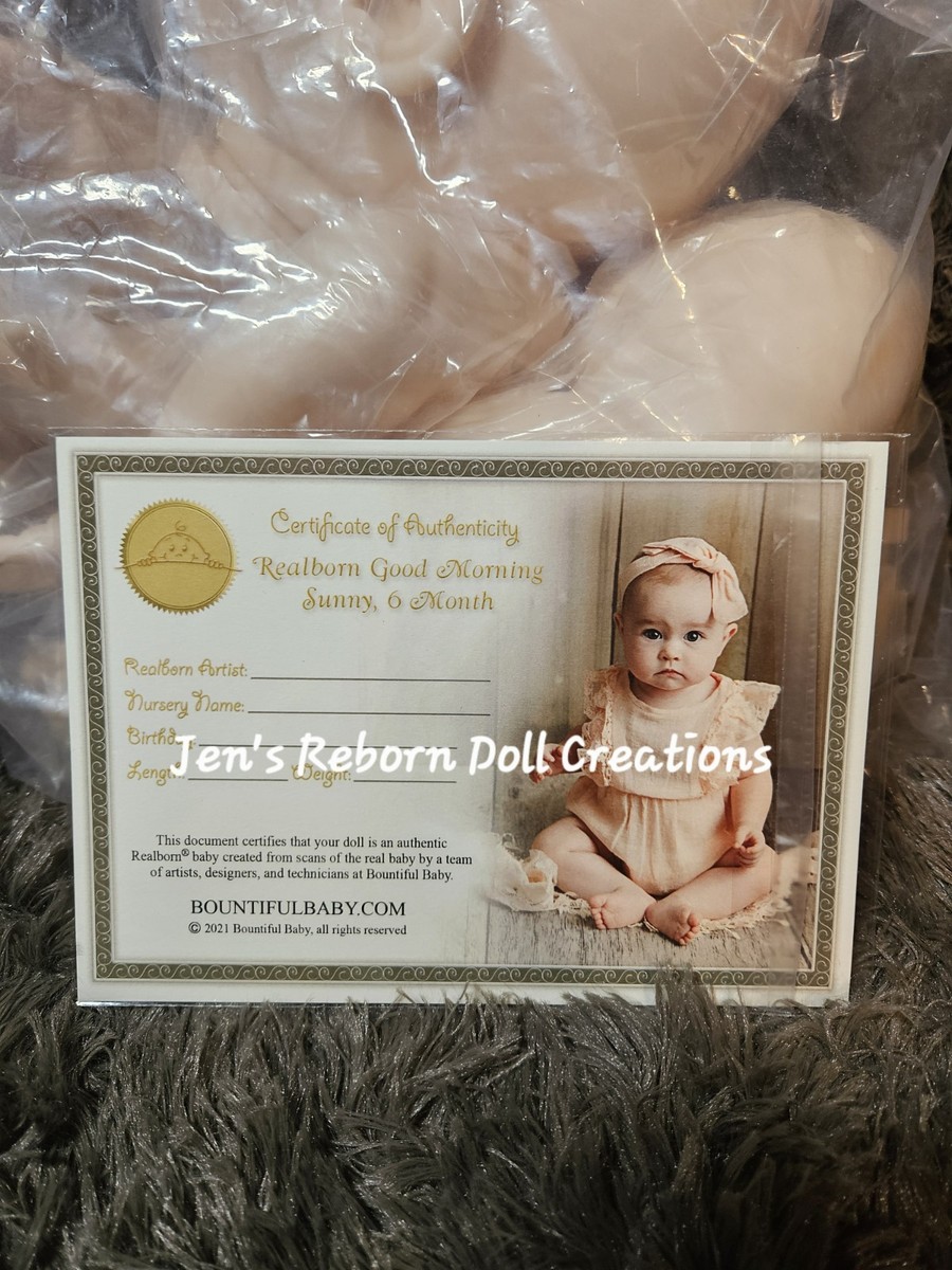 Good Morning Sunny Reborn Baby Doll Sunny Reborn Kit BABESIDE