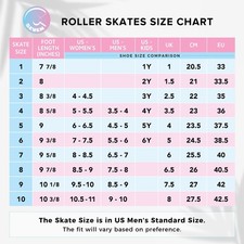 C7 C7-RSC-CM-7 Colorable Roller Skates - Size 7 c7rsccm7 
