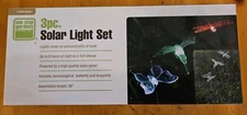 3pc Solar Light Set (One Stop Gardens, Item #60561)