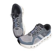 On Running Cloudrunner Men Size 11 Grey Blue Running Shoes Activewear Sneakers