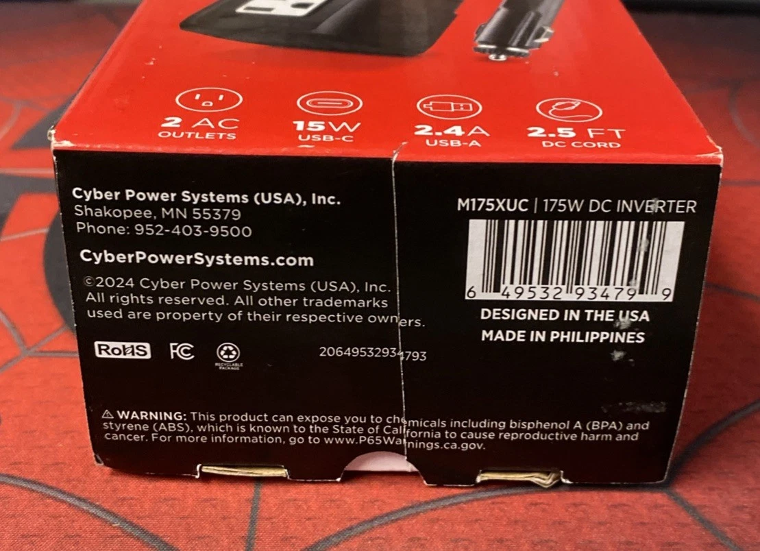 CyberPowerPC M175XUC Power Inverter - Thumbnail 3