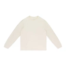 NWT AIME LEON DORE CREAM POINTELLE LONG-SLEEVE T-SHIRT SIZE S $120