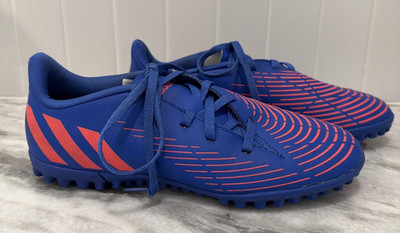 Adidas Predator Edge.4 Artificial Turf Soccer Shoes Men's 6.5 Blue Orange NO Box