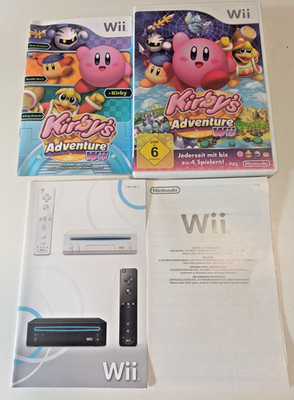 Nintendo Wii Kirby`s Adventure Wii mit Anleitung und Flyer - getestet !