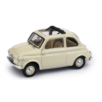 Fiat Nuova 500 Tetto Apribile Aperto 1959 Avorio 1:43 Brumm Auto Stradali -D- Ne