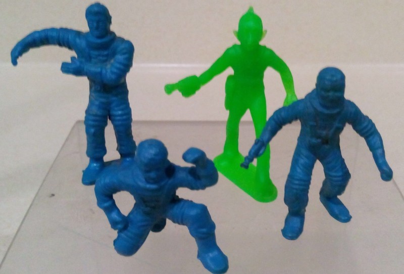 MARX PLAYSET TOM CORBET SPACEMEN & ALLIEN