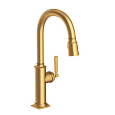 Newport Brass 3170-5103/10 Adams Pull-Down Kitchen Faucet Satin Bronze PVD