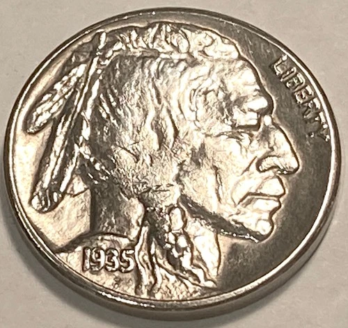 1935 S Buffalo Nickel GEM BU + NO RESERVE  *J2262