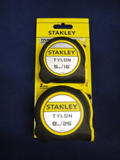 Stanley Tylon TWIN PACK 5m/16ft & 8m/26ft Pocket Tape Measures Coated Blade