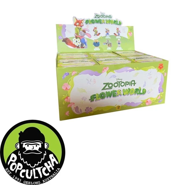 Zootopia - Flower World Series Blind Box Vinyl Figure (Display of 6) "New"