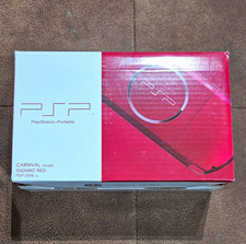 Sony PSP-3000 Radiant Red Handheld Console NTSC-J Wi-Fi USB w/ Box Charger