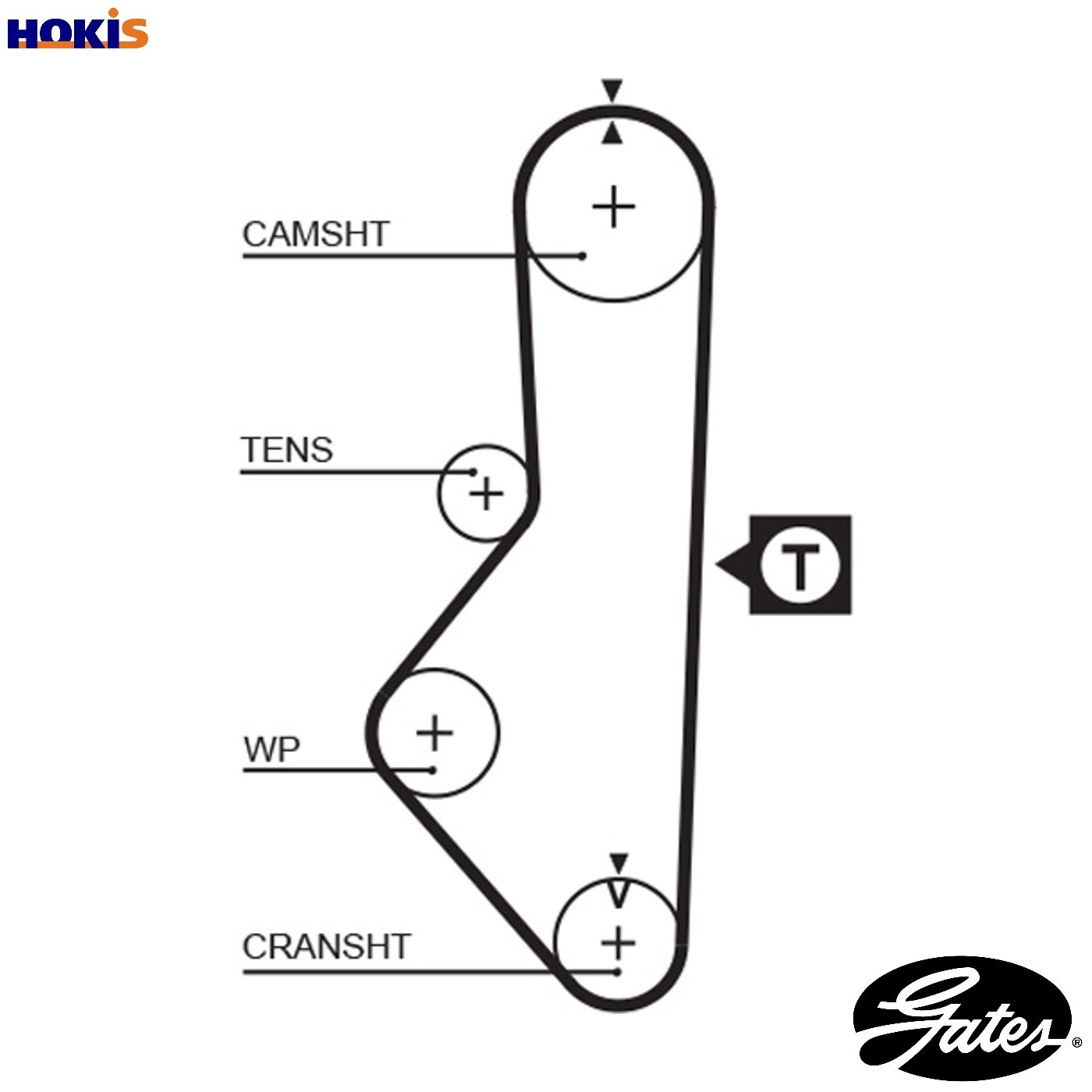 GATES 5086 Timing Belt for FORD ASIA & OCEANIA,MAZDA - Image 12
