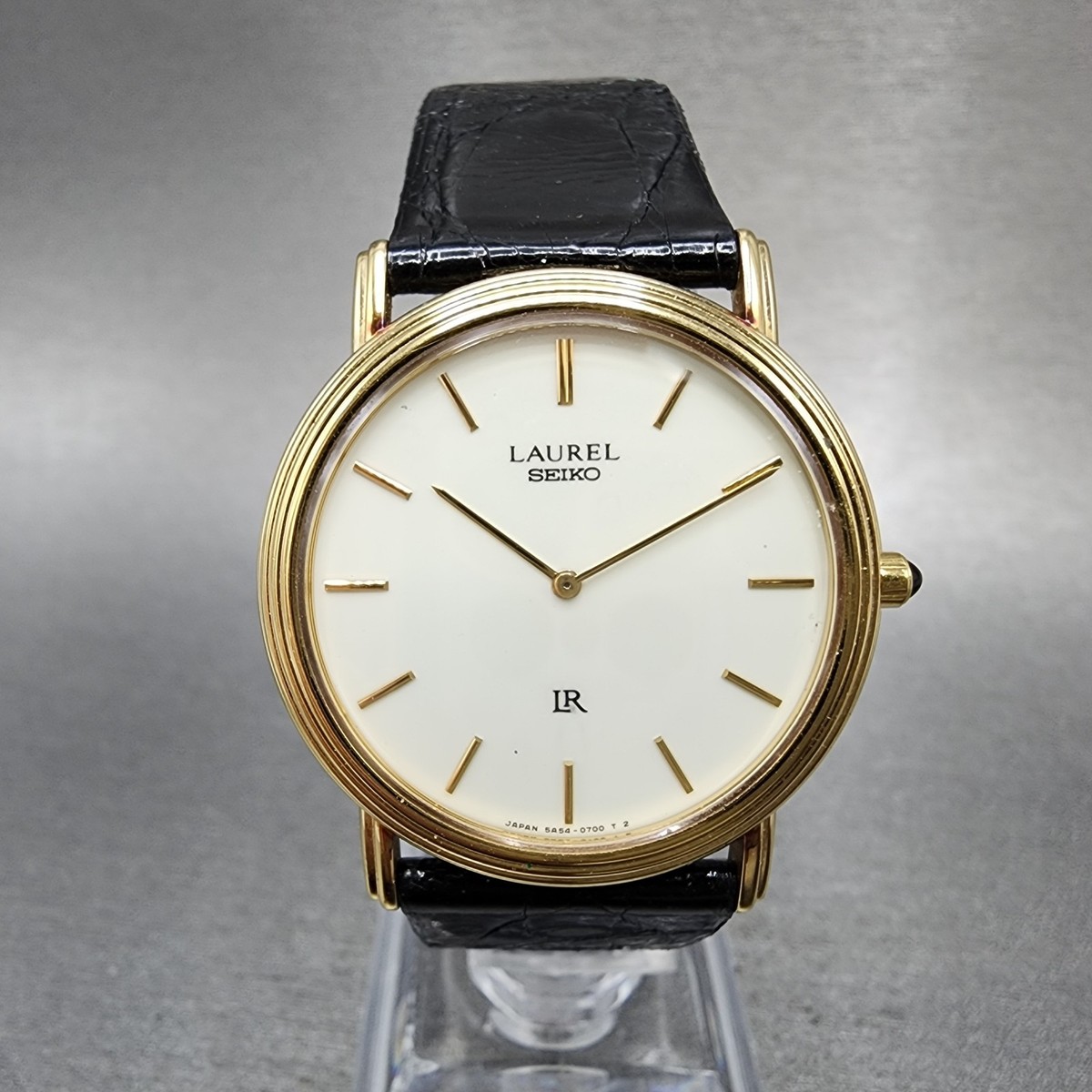 【OH済】【稼動品】SEIKO laurel Seiko Laurel 17J 14038 Black Stardust Dial