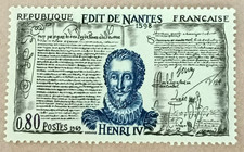6B-Timbre France YT  1618 neuf **  année 1969 "Henri IV"