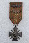 1914-1918 War Cross, silver, hallmarked, 4 stars 2 fins