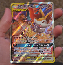 Pokémon TCG Charizard & Braixen GX SM230 SM Black Star Promo TAG TEAM GX Holo on eBay