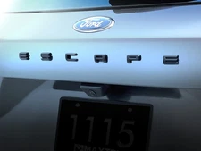 Ford Escape® 2020-2024 Matte Black Badge Lettering Overlay Trim Emblem Kit