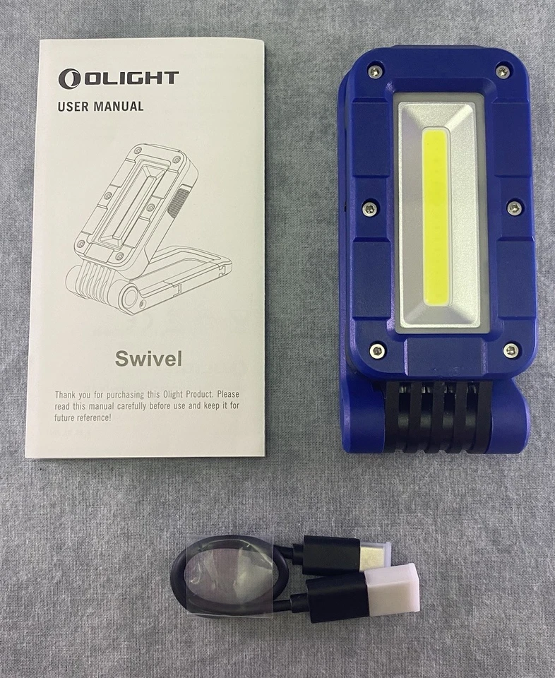 Olight Swivel Blue Limited Edition 400lm Rechargeable Clip-on Magnetic IPX4 - Image 4 of 4
