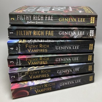 Geneve Lee Filthy Rich Vampires Books  & Rich Fae 6 Paperback Collection Bundle