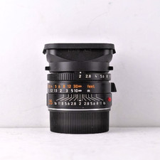 Leica SUMMICRON-M 35mm f/2 ASPH Wide Angle Lens - Black 11879 OPEN BOX - GREAT