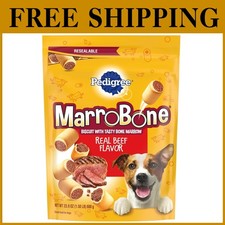 Real Beef MarroBone Dog Treats, 1.5 lb. Bag Pack of 8 