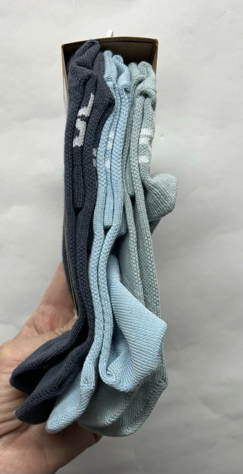 Calcetines On Cloud Logo Mid 3P para mujer 8-10,5/hombre 7-9 lavado/azul marino (C6) Foto 4 de 4