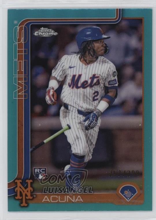 2025 Topps Chrome Teal Refractor 257/299 Luisangel Acuna Acuña #56 1n1n