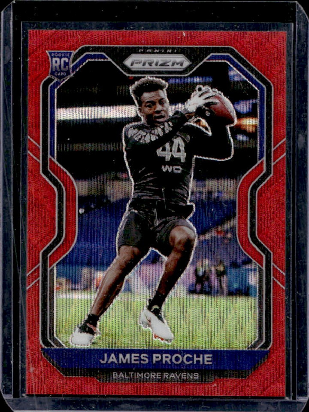 James Proche Panini Prizm #382 Red Wave
