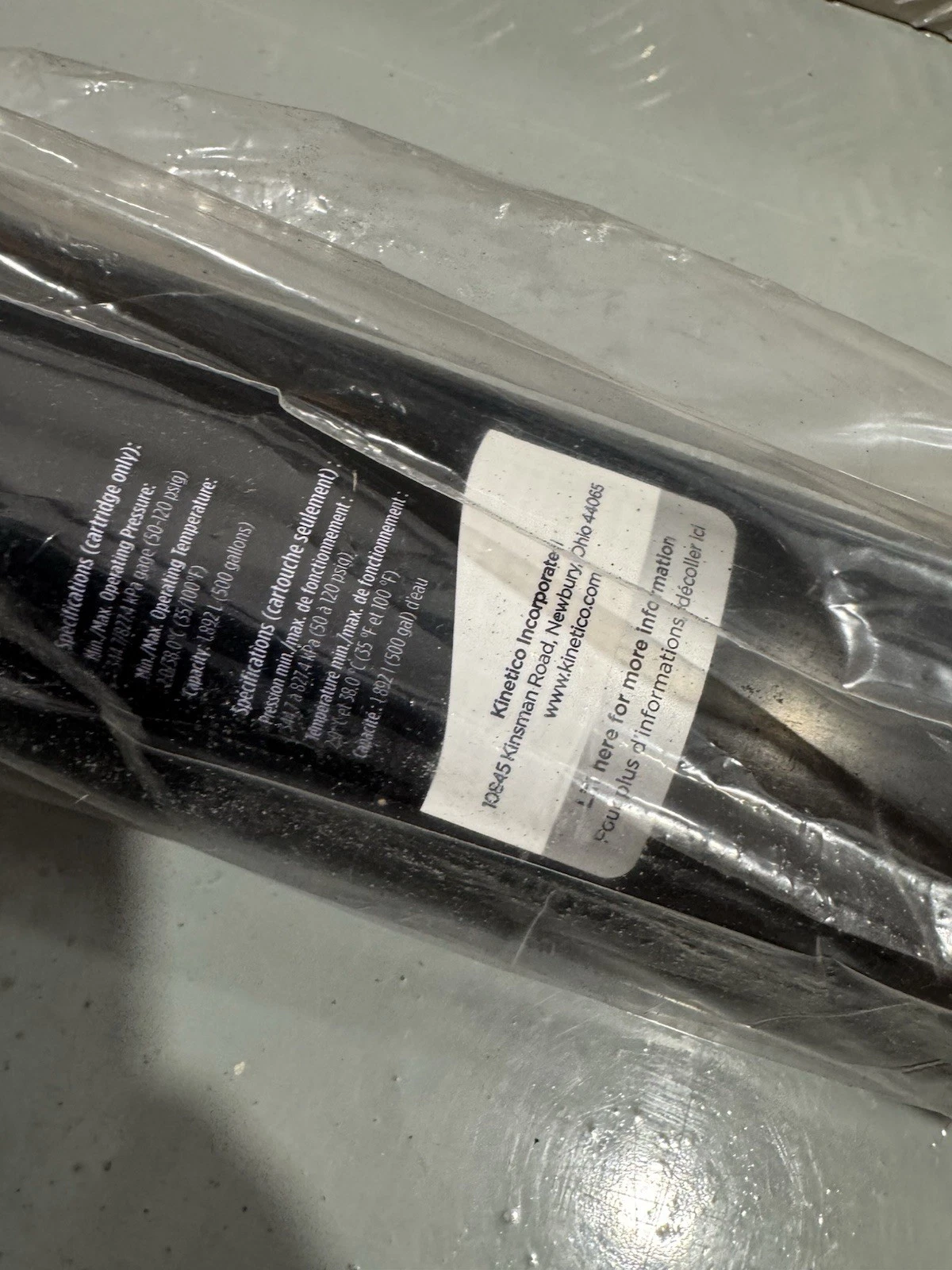 Kinetico K5 VOC Guard Cartridge Filter 12778 Brand New 4