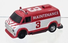 Tyco Command Control Dodge Maintenance Van 3 Narrow Pan Chassis Tested Lot 1