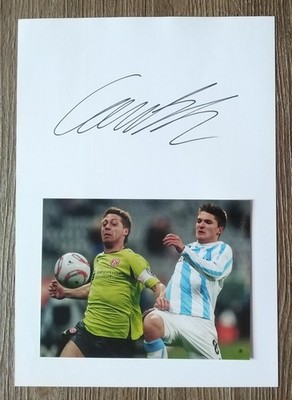 A521 Andreas Lambertz Fortuna Düsseldorf autograph on cardboard