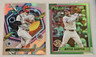 BRYCE HARPER (2) 2023 TOPPS COSMIC CHROME REFRACTOR #19 2025 TOPPS UPDATE ANNIV
