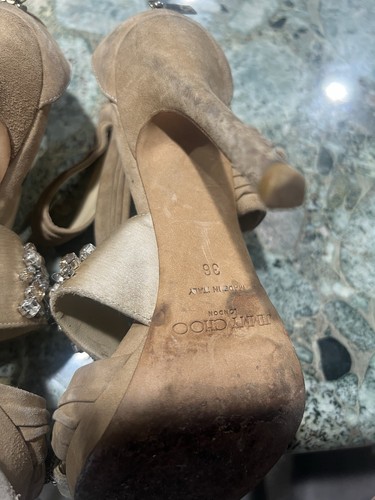 Jimmy Choo Authentic Heel’s With Crystals - Afbeelding 4 van 5