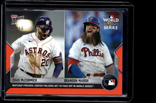 Chas McCormick, Brandon Marsh - 2022 MLB Topps Now #WSM-7 Red 06/10 Parallel