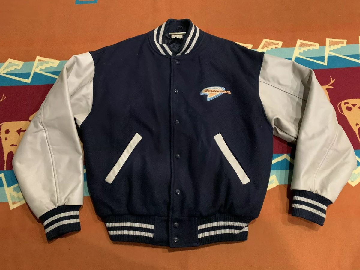 【hope】Disneyland レザージャケット 50周年 VNTG🔥 Disneyland Disney Tomorrowland Rocket Leather Jacket