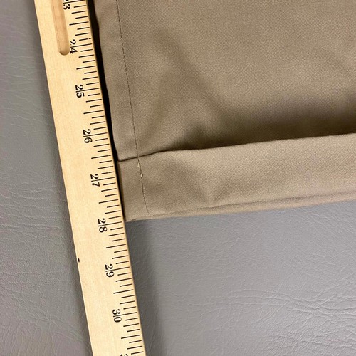 Kirkland Signature Wool Dress Pants Men's Size 34x30 Beige Khaki Made in Italy - Picture 11 of 13