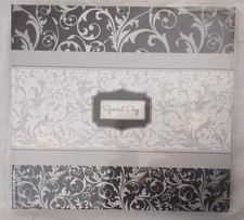 Handmade 12 x 12 Wedding Scrapbook Album customizable and fill-able