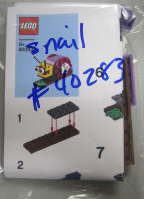 Lego Snail - Retired - 2018 (37 pieces) #40283 | eBay