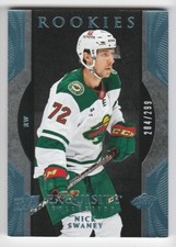 HOCKEY NHL 23/24 UD EXQUISITE NICK SWANEY 284/299 ROOKIE MINNESOTA WILD  #R35