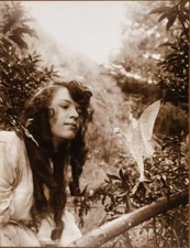 Cottingley Fairies Hoax High Quality Victorian Photo Fae Wicca Antique Photograp
