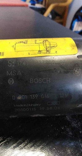 2009 BMW E90 2.0 DIESEL MANUELL N47D20C MANUELL STARTER MOTOR 7823700