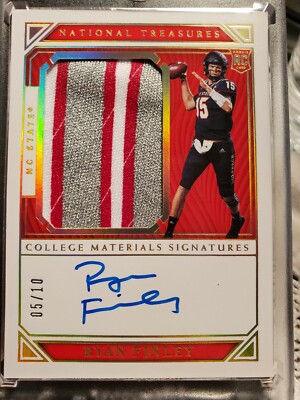 RYAN FINLEY 2019 Panini National Treasures Gold   RC AUTO RPA   #5/10  WOW!